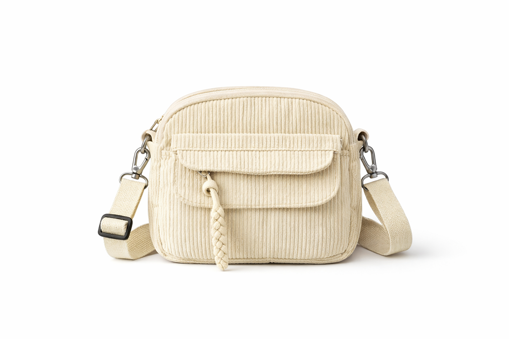 VELRA White Essential Shoulder Bag
