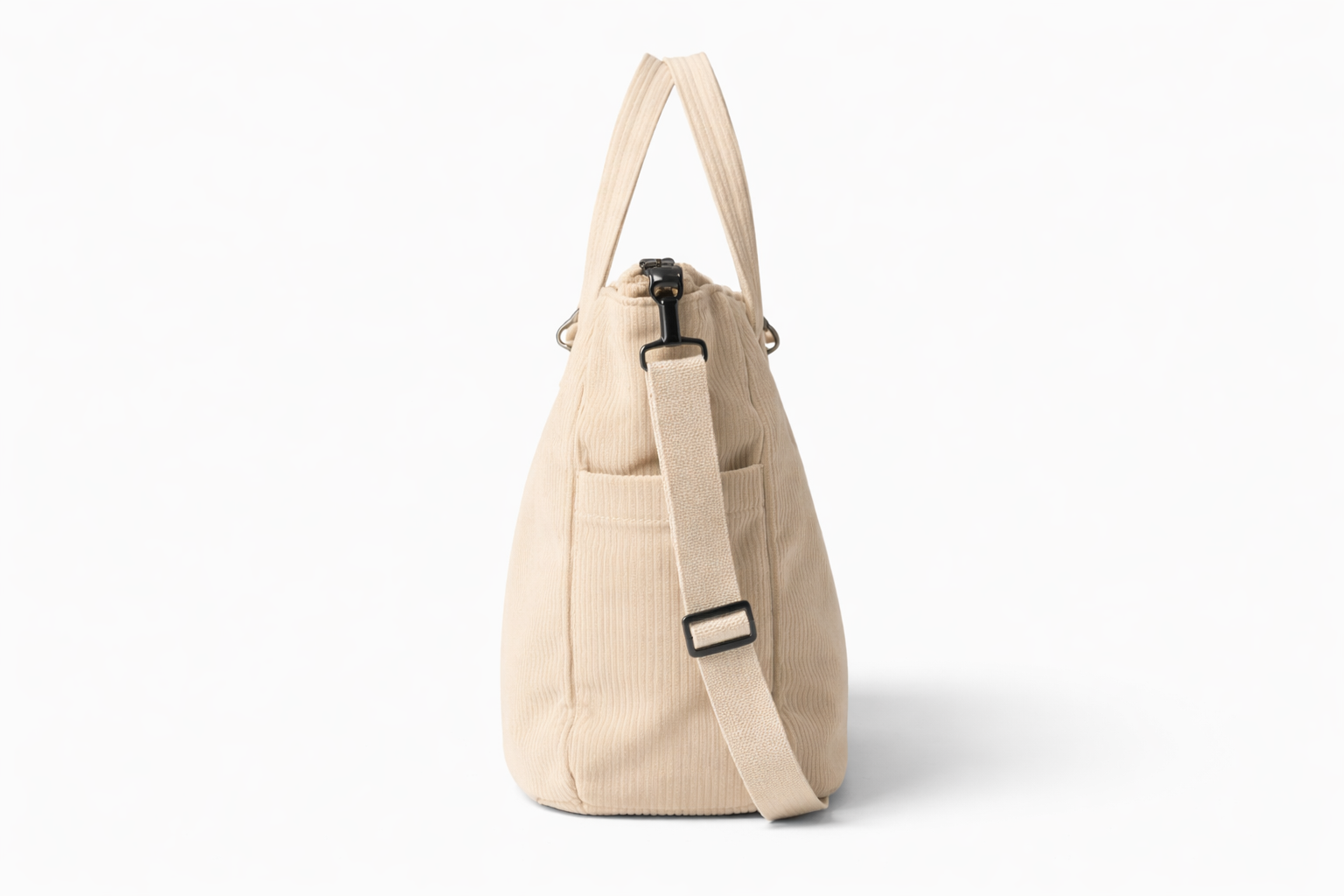 VELRA Beige Tote Bag