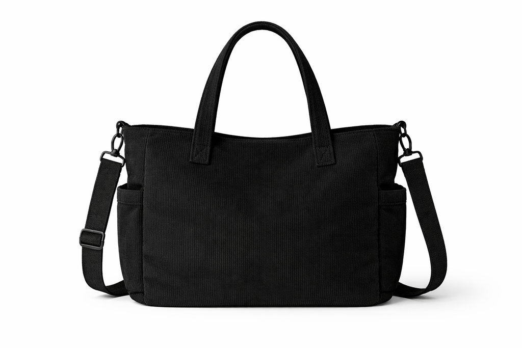 VELRA Black Tote Bag