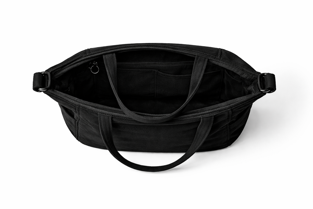 VELRA Black Tote Bag