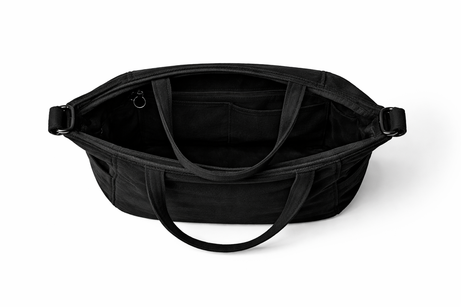 VELRA Black Tote Bag