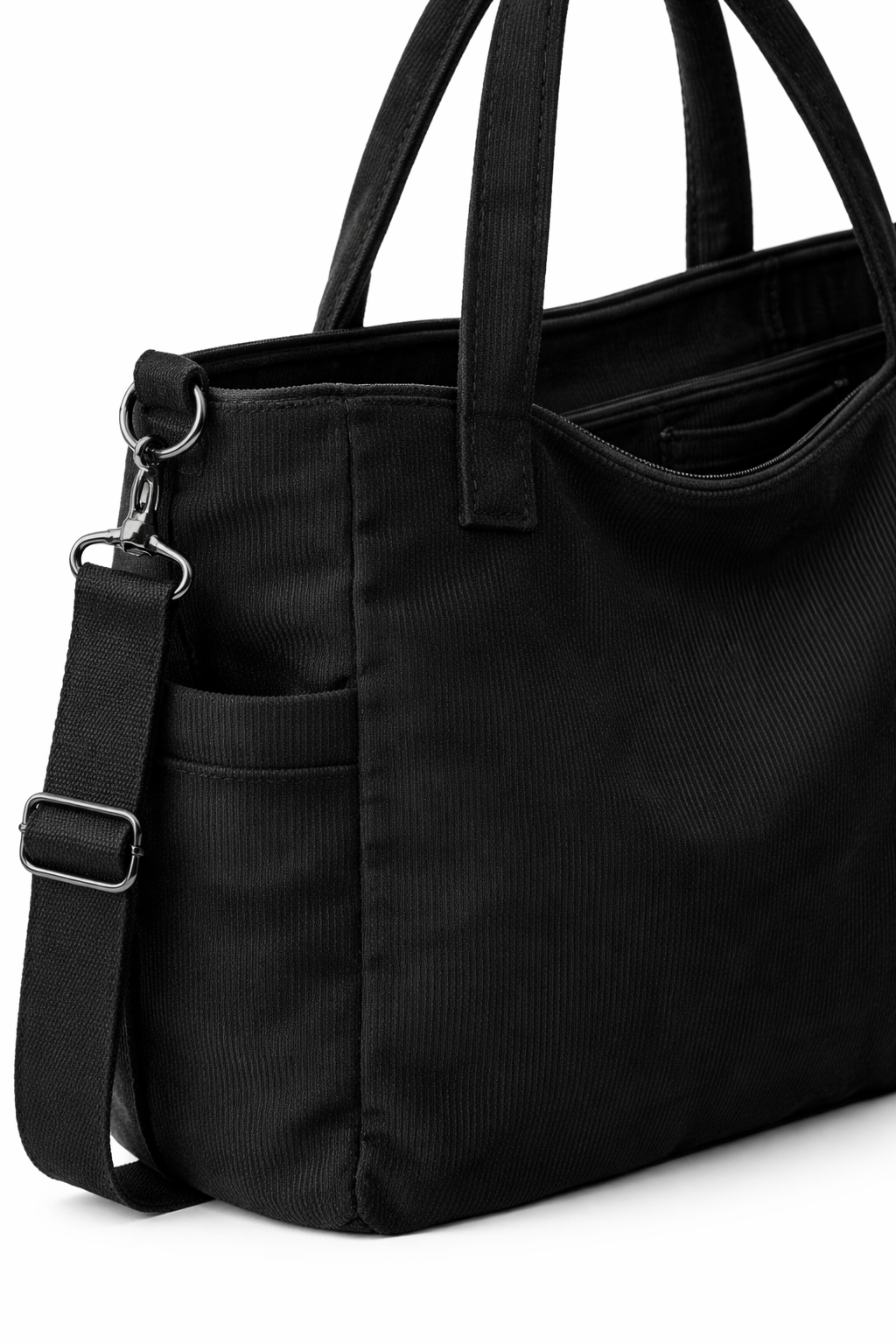 VELRA Black Tote Bag