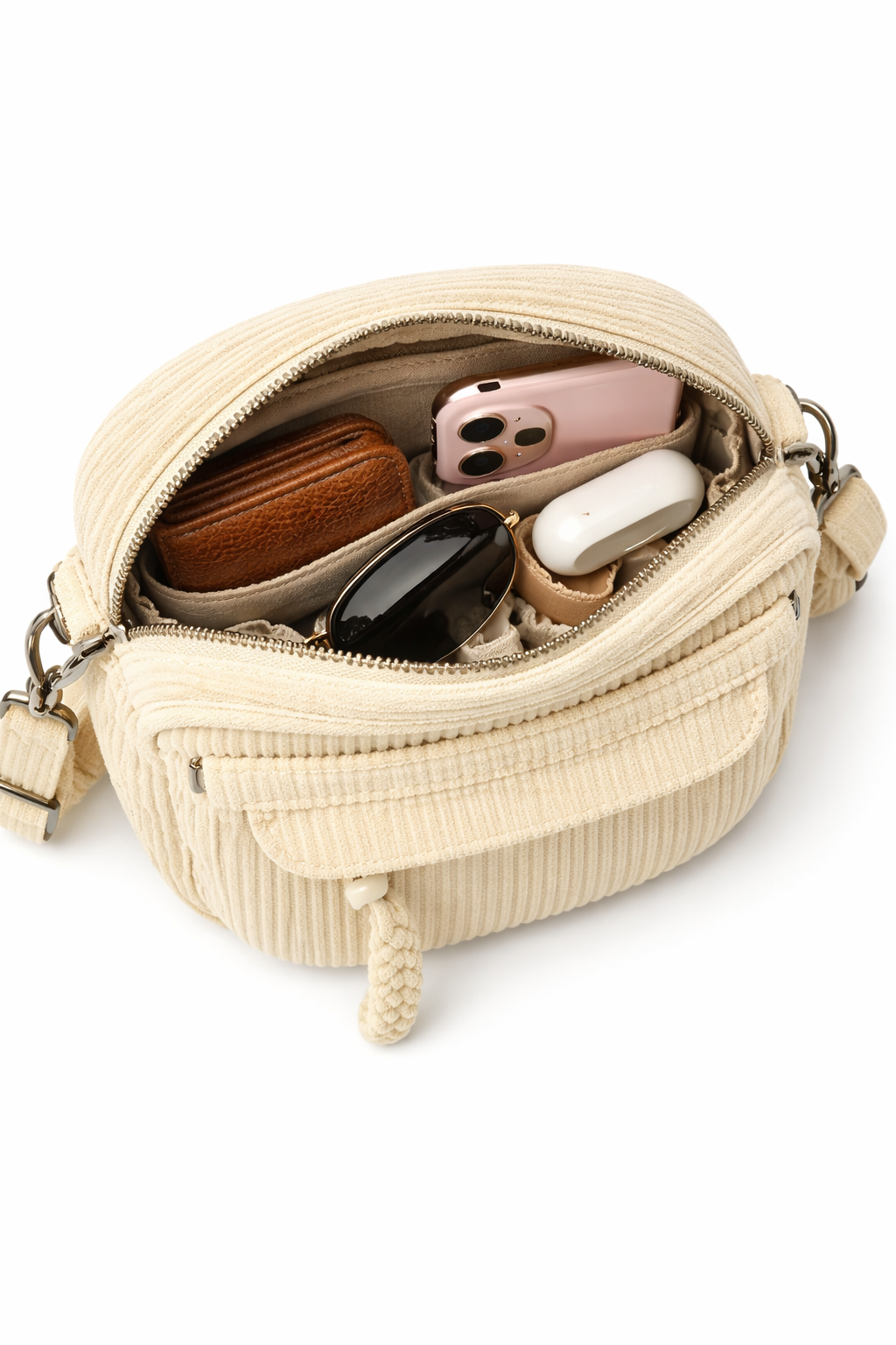 VELRA White Essential Shoulder Bag