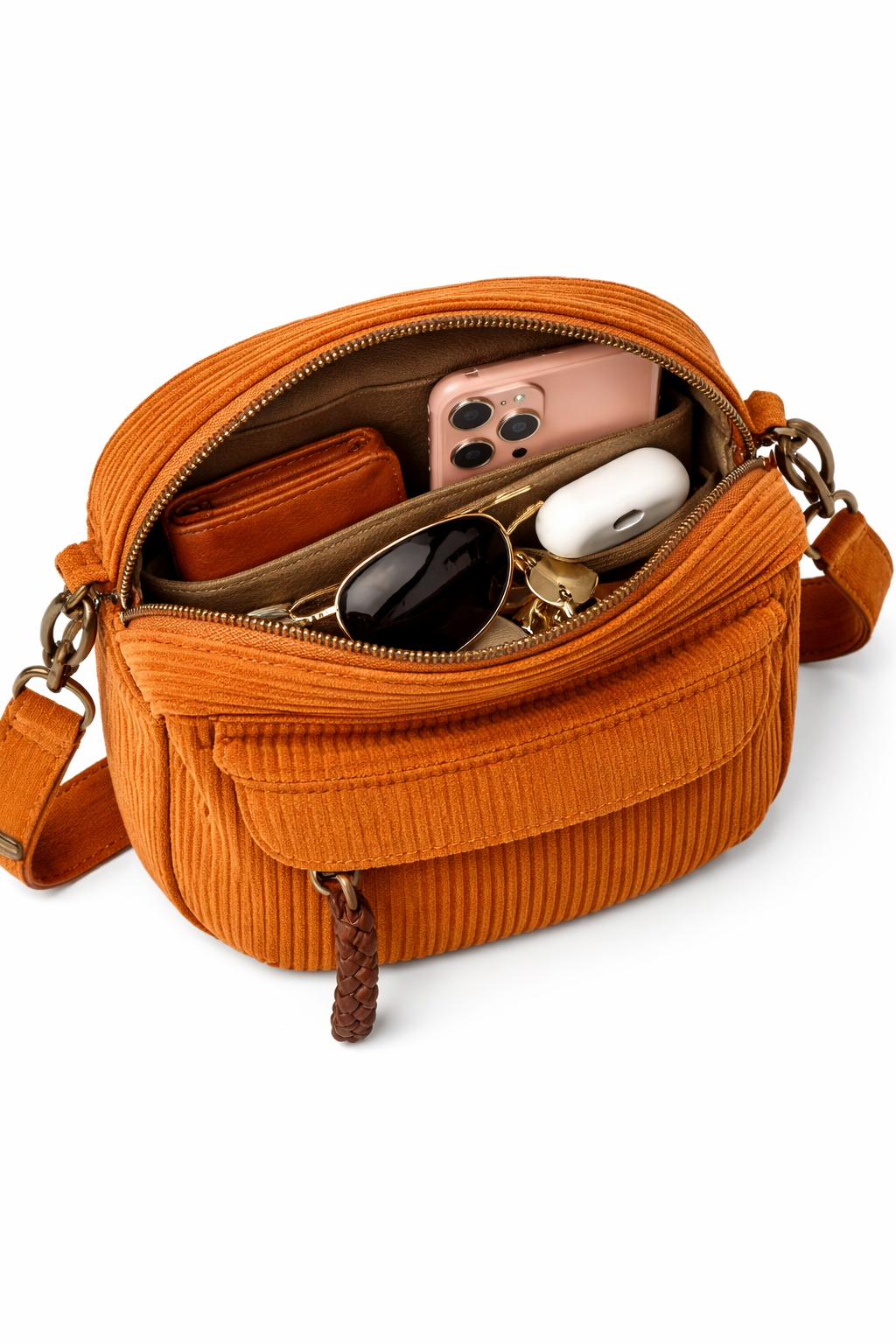 VELRA Marrom Essential Shoulder Bag